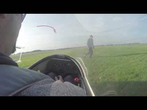 Gliding - Learning to fly - Flight 042 - Cable break simulation