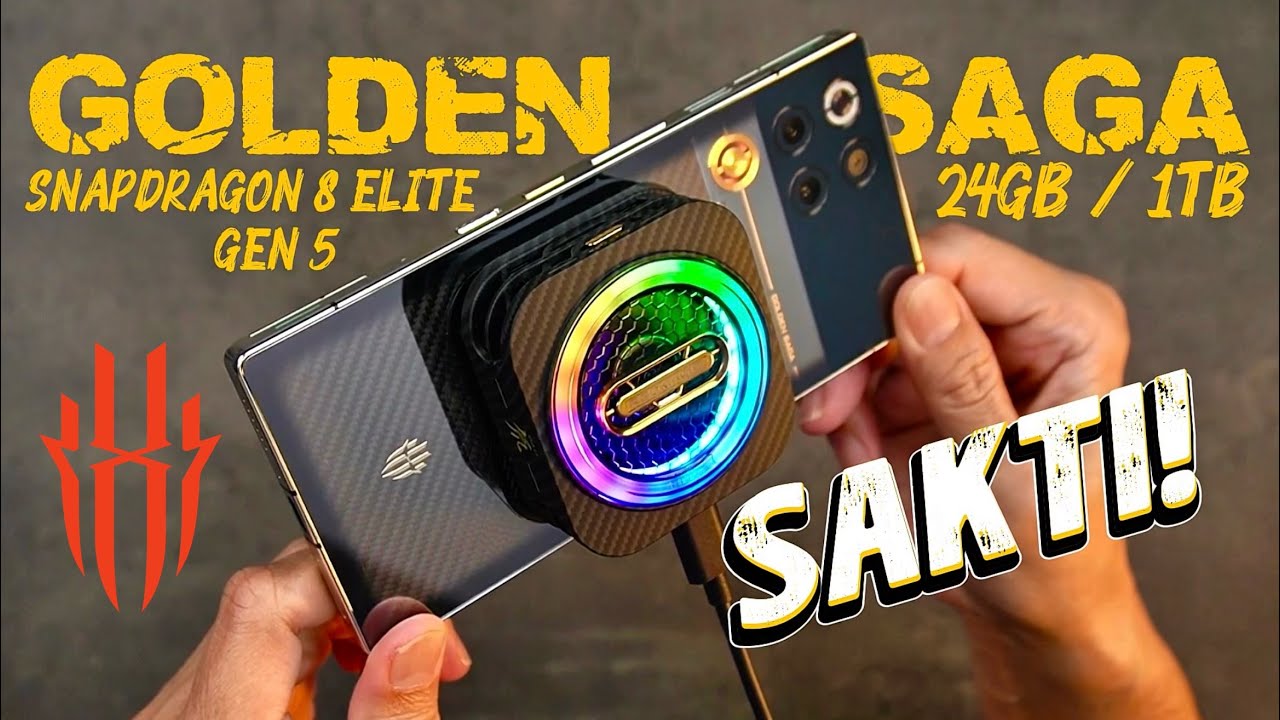 Gilaaa!! Sakti Warna Emas.. REDMAGIC 11 PRO GOLDEN SAGA EDITION