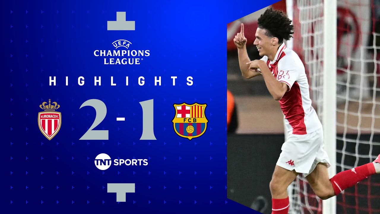 Monaco Dominate as Garcia Sees RED in First 10 Minutes! 🟥 | UEFA Champions League Highlights