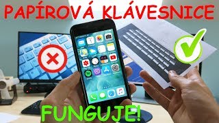 🚫 Jak připojit papírovou klávesnici k iPhone? - ZDARMA!