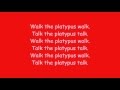 Phineas And Ferb The Platypus Walk Lyrics HD HQ
