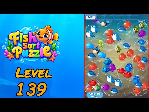 Fish Sort Puzzle Level 139 Walkthrough thumbnail