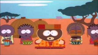 cartel de santa y south park &quot;bravedad&quot;