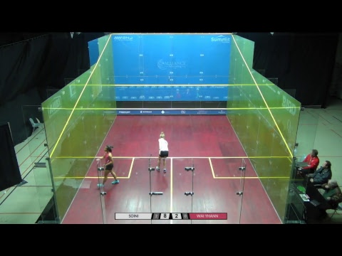 Simon Warder Memorial Squash Tournament 2018 Womans - Emilia Soini (FIN) vs Au Yeong Wai Yhann (SIN)