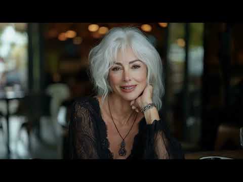 Natural Women over 40 - Veil of Shadows - "Beauty Beyond Time"  #naturalbeauty #over40 #naturalwoman