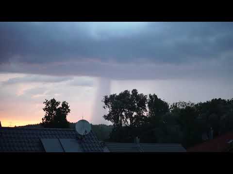 Tornado?? / Gewitter über Großmehring 30. Juli 2021