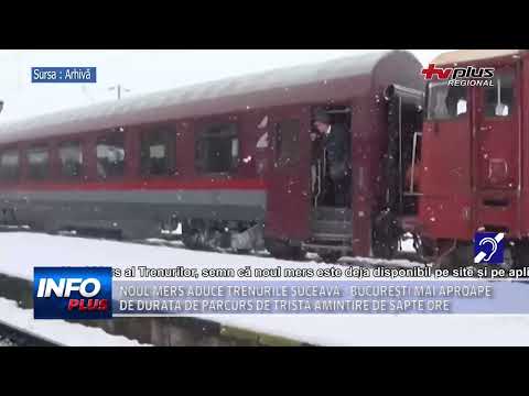 NOUL MERS ADUCE TRENURILE SUCEAVA  BUCURESTI MAI APROAPE DE DURATA DE PARCURS DE TRISTA AMINTIRE DE