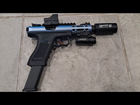 WE-Tech Galaxy Select fire Gas Blowback pistol unboxing