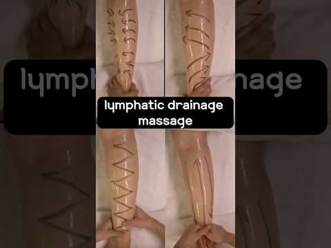 Lymphdrainage Bein-Waden-Massage #lymphaticmassage #lymphaticdrainagemassage