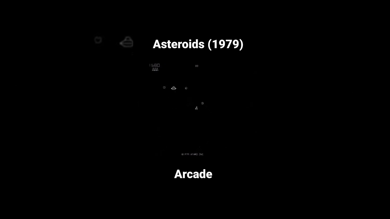 Asteroids - Arcade (1979) #shorts