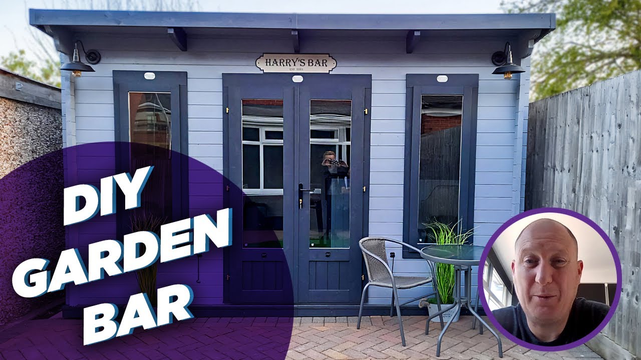 Harry's Bar (Pub Shed) - Garden Log Cabin Bar