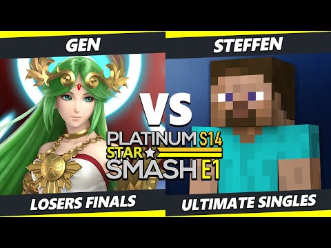 PSS S14:E1 Losers Finals - Gen (Palutena) Vs. Steffen (Steve) SSBU Ultimate Tournament