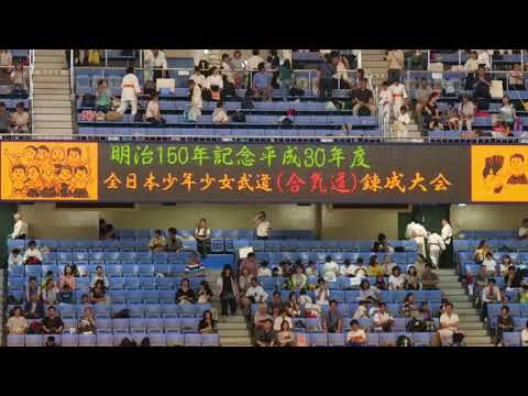 Dojo-cho Mitsuteru Ueshiba demonstration, July 15, 2018