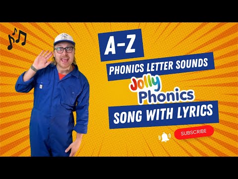 A-Z Phonics Letter Sounds || Jolly Phonics Song With Lyrics || MR BATES CREATES