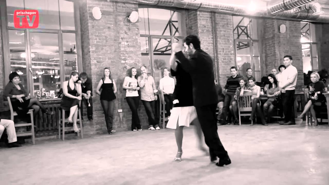 Hernán Leone & Valentina Ustinova,  Russia, Moscow, Milonga "El Colectivo", 24.11.2010