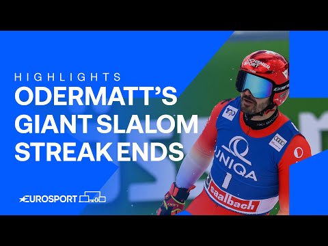🇨🇭 Swiss skier Meillard wins last GS of season as Odermatt misses 45-year-old record | Highlights