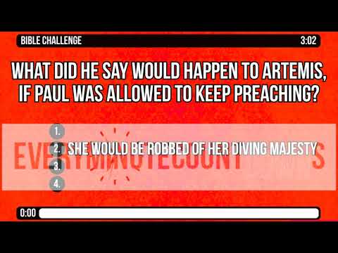 Acts 19:23-41 - Every Minute Countdowns