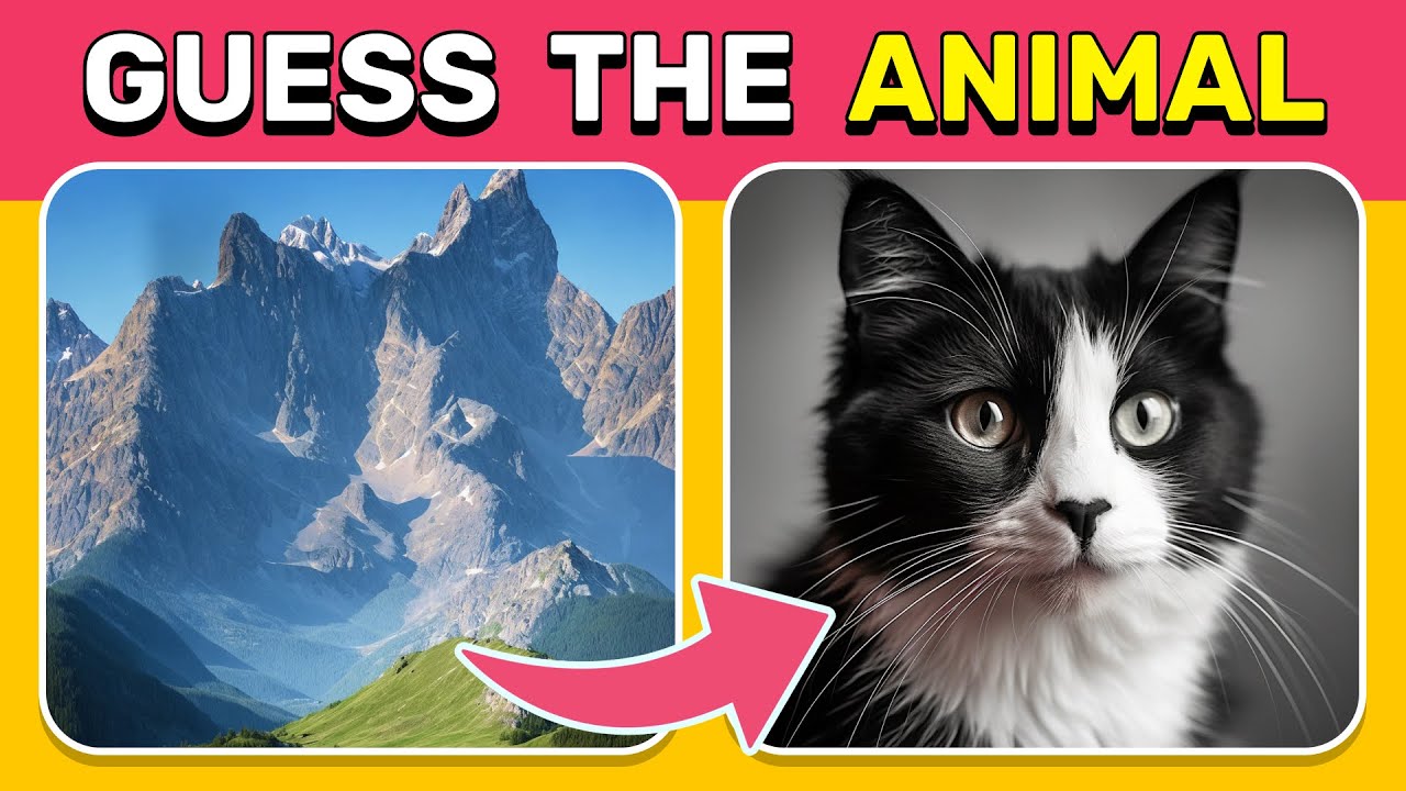 Guess the Hidden Animals by ILLUSIONS 🦌🌀🐵 Optical Illusion Hard Quiz