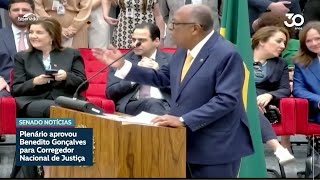 Plenário confirma Benedito Gonçalves para a corregedoria do CNJ
