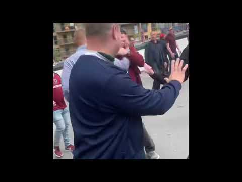Villa fans kicking off at Wembley vs derby