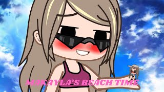 Makayla’s Beach Time (Giantess Makayla Pt. 2) | Gacha Club Animation