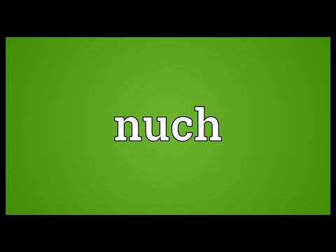 Nuch Meaning