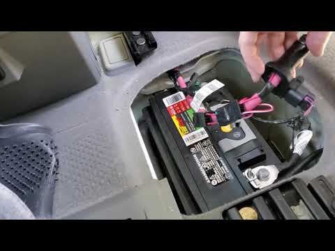 How to replace the battery in a 2017 Chevrolet Traverse.