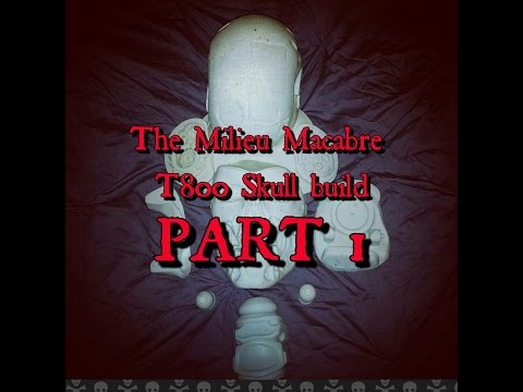 The Milieu Macabre: T-800 Skull Vinyl Kit build Part 1