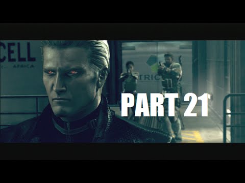 Resident Evil 5 - Co-op - Walkthrough Gameplay - Part 21 - It's not over! Chris!