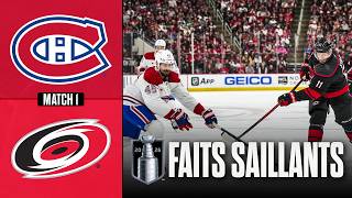 Canadiens vs Hurricanes, match no 1 | 21/05/26 | Faits saillants