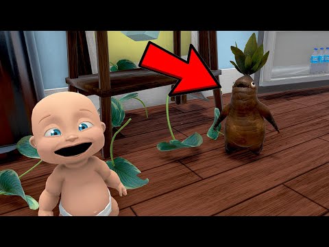 Plant Monster Destroys Baby's House!