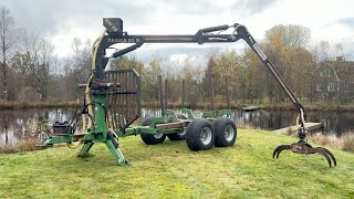 Farma 51 D timber trailer for sale - Image 4 | Autoline  Farma 51 D timber trailer | Image 4 - Autoline