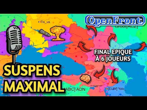 La MEILLEURE Game COMMENTÉE que tu verras sur OpenFront ! SUSPENS MAXIMUM 😱 !