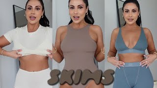 Huge SKIMS Try On Haul! My Favorites, Bodysuits, Basics & more!