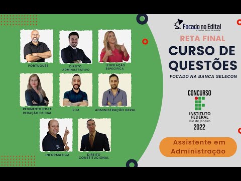Curso de Questões - Reta Final - Concurso IFRJ