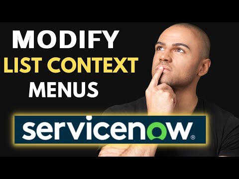 ServiceNow List Context Menu Modification | Action Script | onShow Script