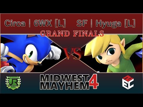 Midwest Mayhem 4 GRAND FINALS - Circa | 6WX [W] (Sonic) vs SF | Hyuga [L] (Toon Link)