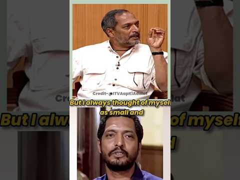 “Confidence seekhna ho… to Nana Patekar ki journey dekh lo.”🔥 #shorts #podcast #interview