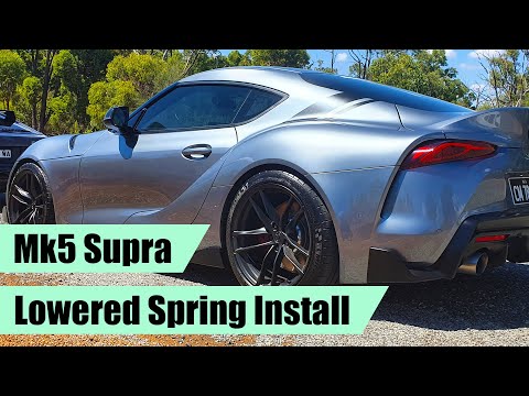 Lowering Springs and Wheel Spacers - Mk5 A90 Supra (Part 3)
