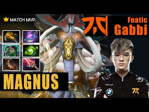 Magnus Safelane | Fnatic.Gabbi | LONG LOST META 7.32D CARRY MAGNUS BUILD | 7.32d Gameplay Highlight
