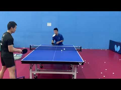 Butterfly Training Tips with Ye Tian - Short Underspin Serve Return Against Topspin Serve