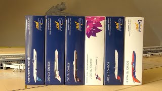 Unboxing Six Gemini Jets Models