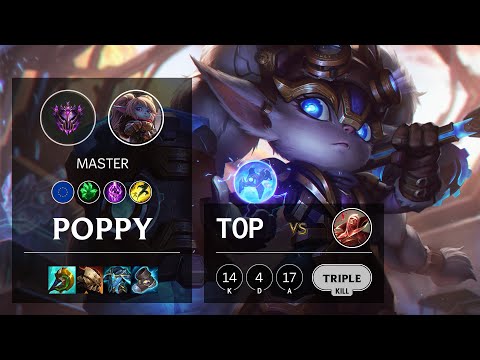 Poppy Top vs Vladimir - EUW Master Patch 11.23