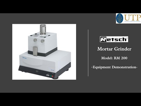 Mortar Grinder Equipment Demonstration