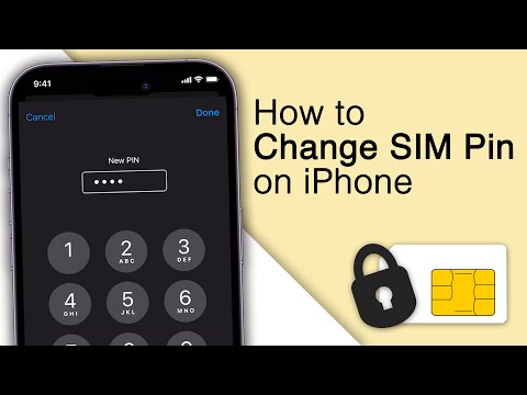 How to Change SIM Pin on iPhone! [2024]