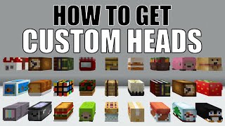 How to Get Custom Heads in Minecraft | Single player & Servers
