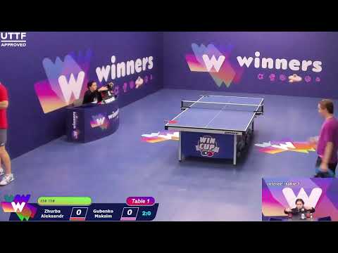 WINners CUP table 1 27.01 Zhurba Aleksandr - Gubenko Maksim 18:30