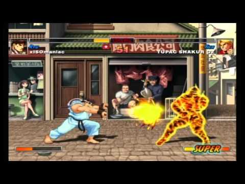 Super Street Fighter II Turbo HD Remix - XBLA - xISOmaniac (Ryu) VS. TUPAC SHAKUR GZ (Ken)