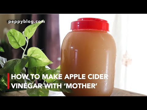 How To Make 'Apple Cider Vinegar With Mother' At Home? | No Sugar Recipe