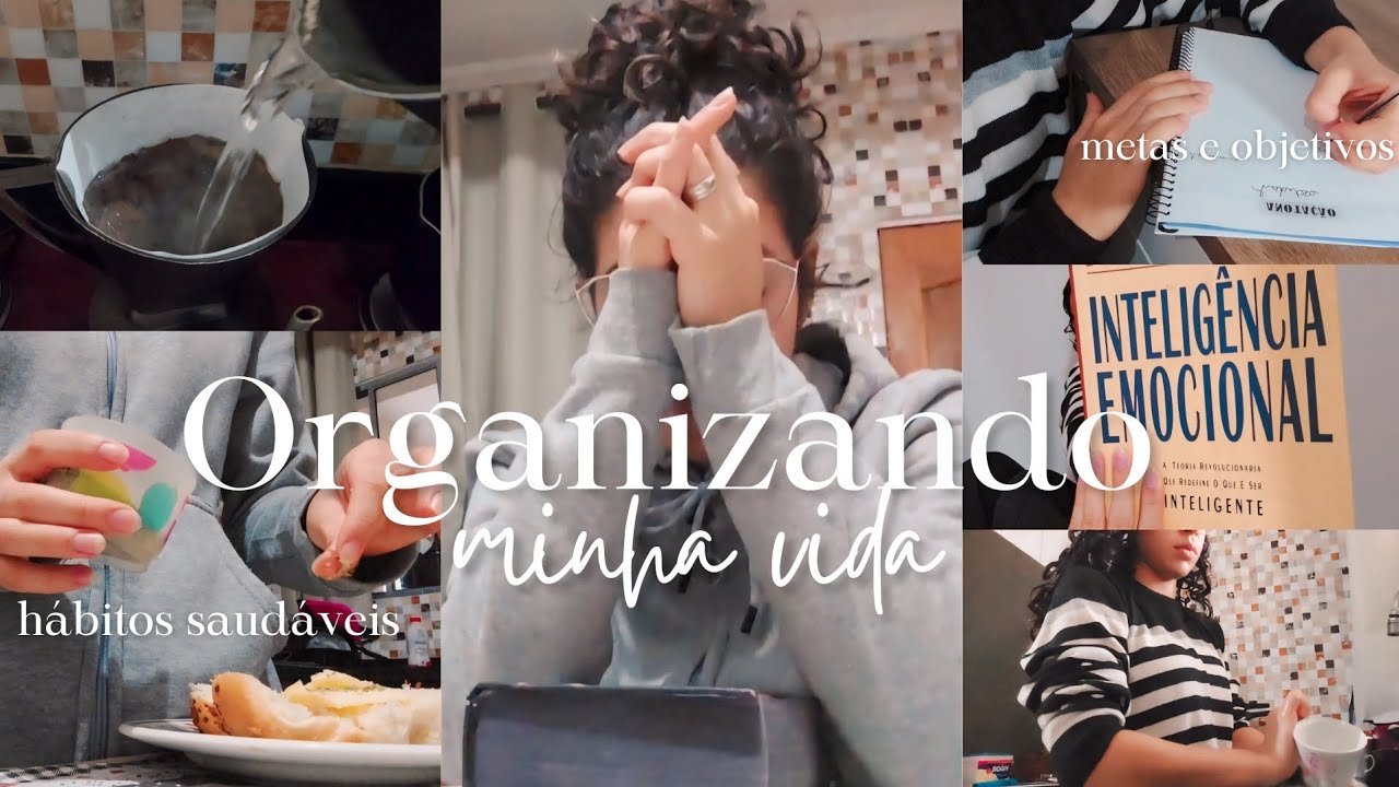 organize sua vida comigo 🧺 ✨️ hábitos saudáveis, metas e disciplina